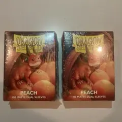 【2箱】DRAGON SHIELD PEACH 100枚デュアルスリーブ