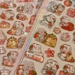 うさぎボンボンドロップシールセット