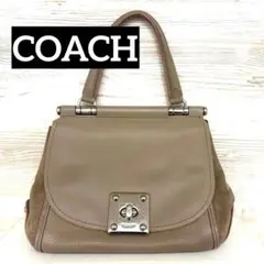 COACH 】ドリフタートップハンドルエッジステインレザー2way 