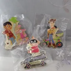 インクレディブルファミリー&リメンバー・ミー ピンバッジ　３個セット