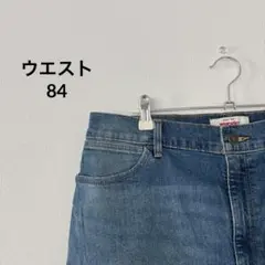 ラングラー デニム ショートパンツ フリンジ 青 綿混 カジュアル ビックサイズのサムネイル
