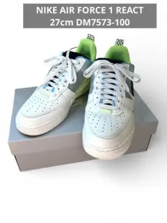 NIKE AIR FORCE 1 REACT 27cm DM7573-100