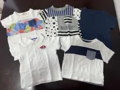 HOT BISCUITSなど　Tシャツ・ポロシャツ5点セット サイズ80