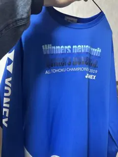 YONEX バドミントンウェア 青 2019年東北選手権