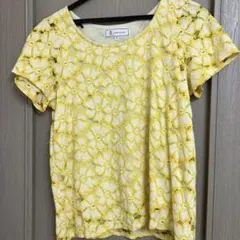 ROPÉ PICNIC イエロー レース Tシャツ 38