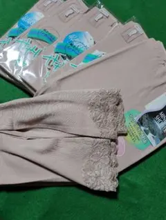 大幅値下げです。7分丈 レース付き レギンス 3点セット 軽量 新品未使用品