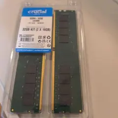 Crucial 32GB DDR4-3200 UDIMM メモリーキット