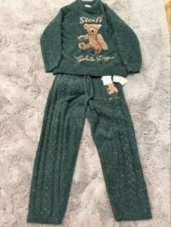 新品未使用　ジェラートピケ✖️シュタイフ プルオーバ上下セット