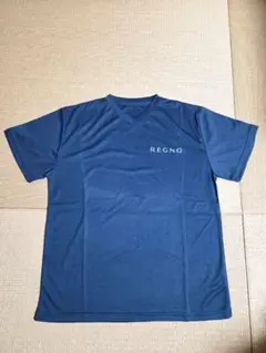 未使用　BRIDGESTONE REGNO Vネック Tシャツ ネイビー