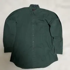 90sヴィンテージCHAPS RALPH LAUREN ダークグリーンシャツ
