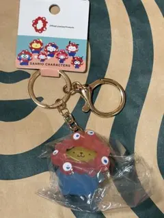 【ポムポムプリン】サンリオ ミャクミャク クリアカラーキーホルダー