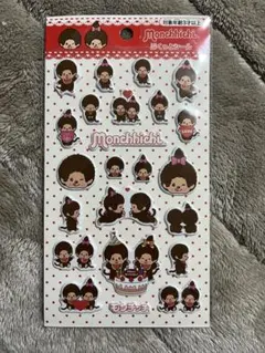 モンチッチ 森の小人モンチッチ3点セット ノベルティーシール2枚 モンチッチ』1個付きワッペン モンチッチくん・モンチッチちゃん