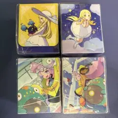 ポケモンカードゲーム デッキケース 4個セット アセロラ リーリエ