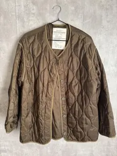 R.BETA キルティングジャケット オリーブブラウン フリーサイズ