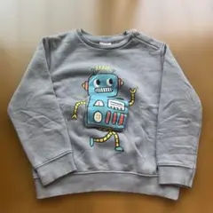 ZARA ロボットプリント トレーナー 104cm