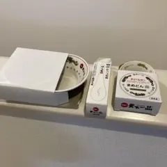 天下一品ノベルティまめどんぶりとレンゲ3色セット - メルカリ