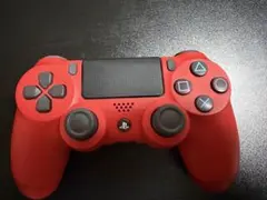 PS4 純正 コントローラー DUALSHOCK 4 レッド＆純正ケーブル