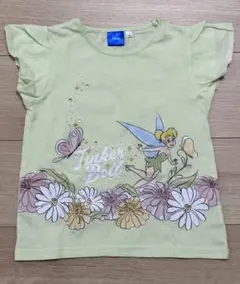 【ディズニーキャラクター】プリント半袖Tシャツ　ティンカーベル　120cm