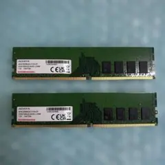 【中古】ADATA DDR4 8GB×2 メモリ 16GB ADATA DDR4 2666MHz 16GB メモリ (8GB×2枚） - メルカリ