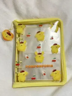 サンリオ3D クリアバインダー ポムポムプリン サンリオ シール シール帳