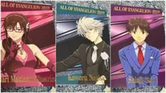エヴァンゲリオン エヴァ 30周年記念展 箔押しポストカード3枚セット