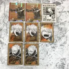 ヒロアカ 爆豪勝己 原画展 箔押しクリアカード 他