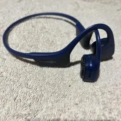 AfterShokz 骨伝導イヤホン ネイビー 充電ケーブル付き