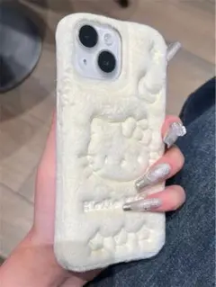 ハローキティ フリース素材 iPhoneケース