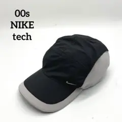 00s NIKE tech running mesh cap black