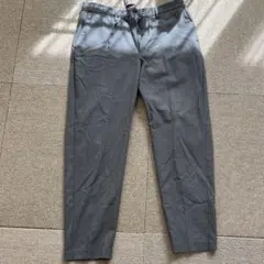 グレー イージーパンツ ウエスト調整可能