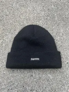 Supreme 黒 ニット帽