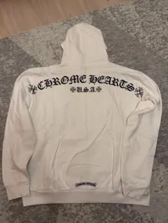 国内正規品】クロムハーツパーカー バーティカルロゴ ジャパンタグ