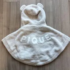 gelato pique フード付きポンチョ 70-80