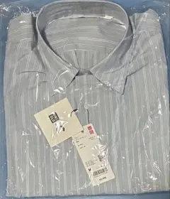 UNIQLO ブロードオーバーサイズシャツ 62 Blue M