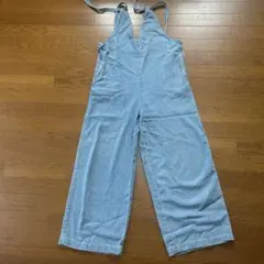 NICECLAUP ライトブルー オーバーオール　M