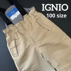スキーウェア　パンツ　イグニオ　スキーパン　ディズニー　ベージュ　雪遊び　100