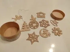 ドイツ製　木製　クリスマス・オーナメント