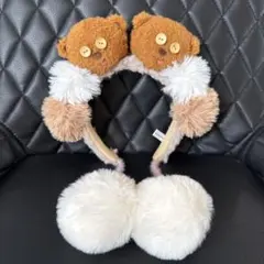 USJユニバ　カチューシャ　ティム　ポンポン付き