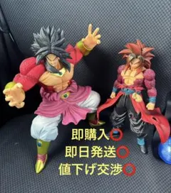 ドラゴンボールヒーローズ A賞ブロリー E賞孫悟空：ゼノ サイヤ人4 フィギュア