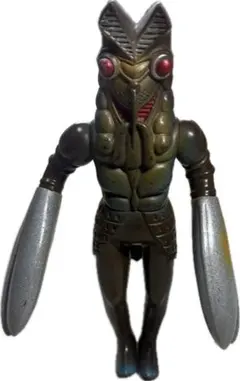 【激レア！1983年製 バンダイ ソフビ 怪獣フィギュア バルタン星人】
