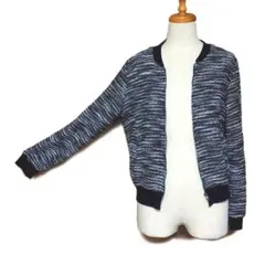 M★Honeys／CINEMA CLUB★リブブルゾン★モノトーン