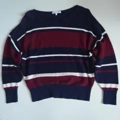 グローバルワーク　カシミヤ混コクーンニット