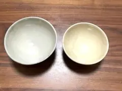 出西窯　茶碗　2個セット　夫婦茶碗のサムネイル