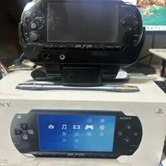 Sony PSP本体とスタンド、モンスターハンター 2nd Gセット 2枚セット