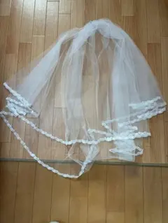 FOUR SIS ＆ CO. ホワイトチュールウェディングベール