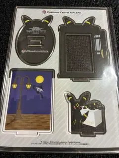ポケセンオンライン ミニゲームアクリルスタンド ブラッキー