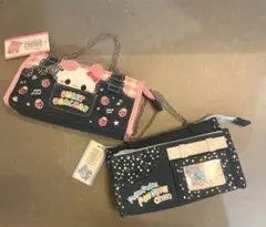 平成レトロ デニムペンケース ぷくぷくあわわちゃん SWEETうさちゃん