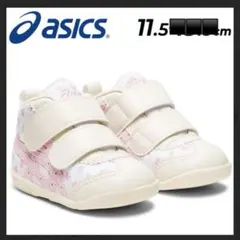 ASICS ベビーシューズ 11.5cm スクスク　ファーストシューズ　　花柄