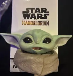 スターウォーズ グローグー フェイスマグネット マンダロリアン笑顔 ① 2のサムネイル
