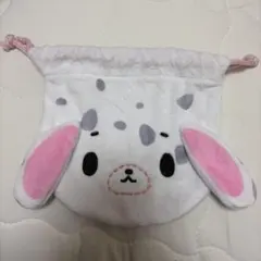 サンリオ シュガーバニーズ　ぶちうさ　ふわふわ巾着2